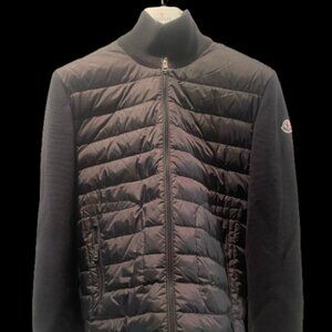Moncler Cardigan Tricot (Black/Size:L) BRAND NEW